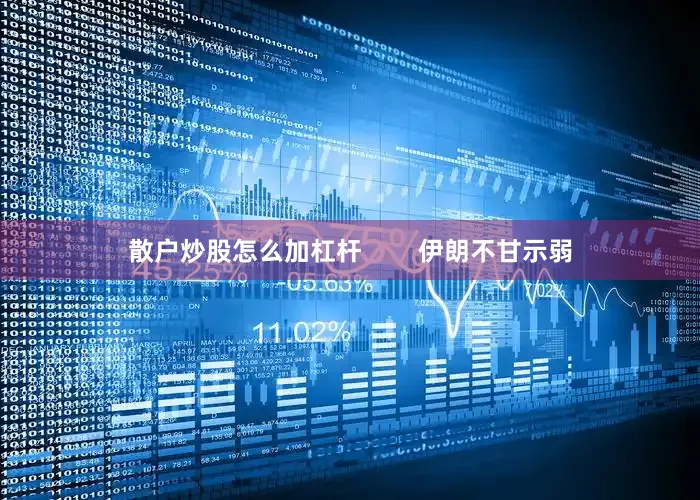 散户炒股怎么加杠杆        伊朗不甘示弱